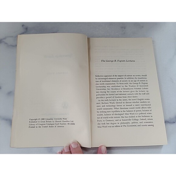 Spaceship Earth Barbara Ward Paperback - Picture 4 of 10